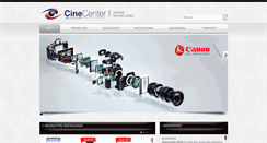Desktop Screenshot of cinecenter.com.ar
