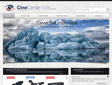 Tablet Screenshot of cinecenter.com.ar