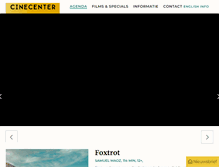 Tablet Screenshot of cinecenter.nl